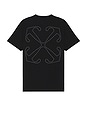 view 1 of 5 Stitch Arrow Slim Short Sleeve Tee in Black & White
