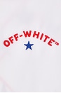 view 3 of 5 Star Arrow Poplin Bowling Shirt in White