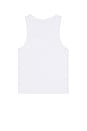 view 2 of 4 Off Stamp Rib Tank in White & Black