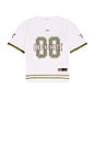 view 1 of 5 00 Mesh Football Tee in White
