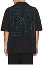 view 1 of 4 Double Arrow Bowling Shirt in Black