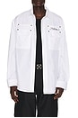 view 1 of 5 Type Arrow Overshirt in White