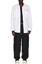view 3 of 5 Type Arrow Overshirt in White