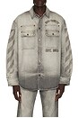 view 1 of 6 PARDESSUS DENIM MILITARY in Sun Faded Grey