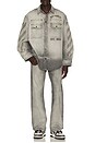 view 4 of 6 PARDESSUS DENIM MILITARY in Sun Faded Grey