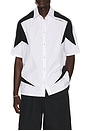 view 1 of 5 Race Logo Star Bowling Shirt in White