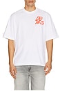 view 1 of 4 Grass Ink Logo Skate Tee in White