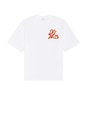 view 4 of 4 Grass Ink Logo Skate Tee in White