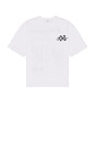 view 5 of 4 Stroke Skate Short Sleeve Tee in White
