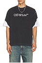 view 1 of 4 Negative Big Bookish Skate Short Sleeve Tee in White