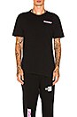 view 2 of 5 Temperature Spliced Tee in Black