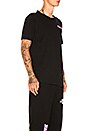view 3 of 5 Temperature Spliced Tee in Black