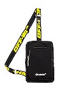 view 1 of 4 Hard Core Sling Bag in Black & White