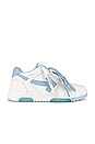 view 1 of 6 SNEAKERS OUT OF OFFICE in White & Blue
