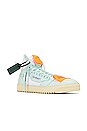 view 2 of 6 3.0 Off Court High Top Sneakers in White & Mint