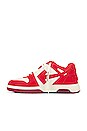 view 5 of 6 Out Of Office Sneakers in White & Barolo
