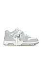 view 1 of 6 Out Of Office Sneaker In White & Grey in White & Grey