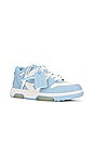 view 2 of 6 SNEAKERS in White & Light Blue