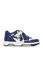 view 1 of 6 Out Of Office Sneaker In White & Dusty Blue in White & Dusty Blue