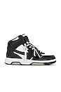 view 1 of 6 Out Of Office Mid Top Sneaker in White & Black
