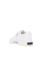 view 3 of 6 New Low Vulcanized Canvas Sneaker in White & Black