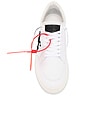 view 4 of 6 New Low Vulcanized Canvas Sneaker in White & Black