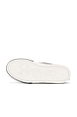 view 6 of 6 New Low Vulcanized Leather Sneaker in Black & White