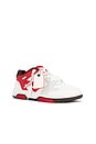 view 2 of 6 Slim Out Of Office Sneaker in Brick Red & White