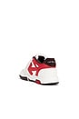 view 3 of 6 Slim Out Of Office Sneaker in Brick Red & White