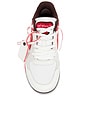 view 4 of 6 Slim Out Of Office Sneaker in Brick Red & White