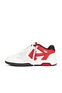 view 5 of 6 Slim Out Of Office Sneaker in Brick Red & White