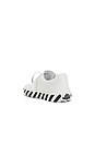 view 3 of 6 Vulcanized Undercut Sneaker in White & Black