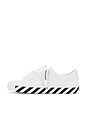 view 5 of 6 Vulcanized Undercut Sneaker in White & Black