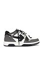 view 1 of 6 Out Of Office Calf Leather Sneaker in Dark Grey