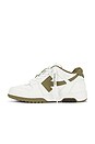 view 5 of 6 Out Of Office Calf Leather Sneaker in White & Kaki