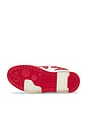 view 6 of 6 Out Of Office Calf Leather Sneaker in White & Haute Red