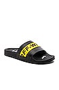 view 1 of 5 Industrial Belt Slide in Black & Yellow