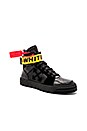 view 1 of 7 Industrial Hi-Top Sneakers in Black