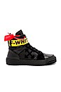 view 2 of 7 Industrial Hi-Top Sneakers in Black