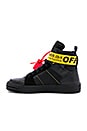 view 5 of 6 Industrial Belt Hi-Top Sneaker in Black & Black