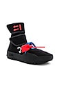 view 1 of 6 Moto Wrap Sneaker in Black & White