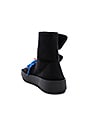 view 3 of 6 Moto Wrap Sneaker in Black & White