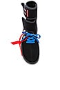 view 4 of 6 Moto Wrap Sneaker in Black & White
