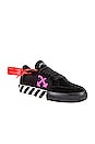 view 1 of 6 SNEAKERS LOW VULCANIZED in Black & Fuchsia