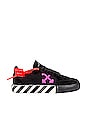 view 2 of 6 SNEAKERS LOW VULCANIZED in Black & Fuchsia