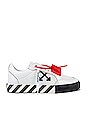 view 2 of 6 Low Vulcanized Sneaker in White & Black
