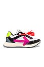 view 2 of 6 Arrow Sneakers in White & Fuchsia