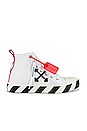 view 2 of 2 ZAPATILLAS DE CAÑA ALTA in White & Black