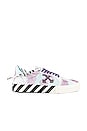view 2 of 6 Tie Dye Low Vulcanized Sneaker in White & Lilac