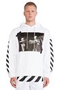view 1 of 4 Graphic Hoodie in White